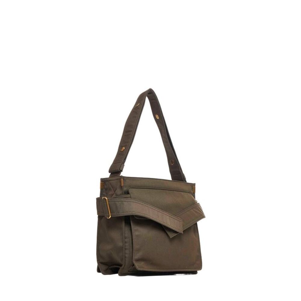 Burberry Men Green Small Trench Tote Crossbody Bag - Picture 4 of 5